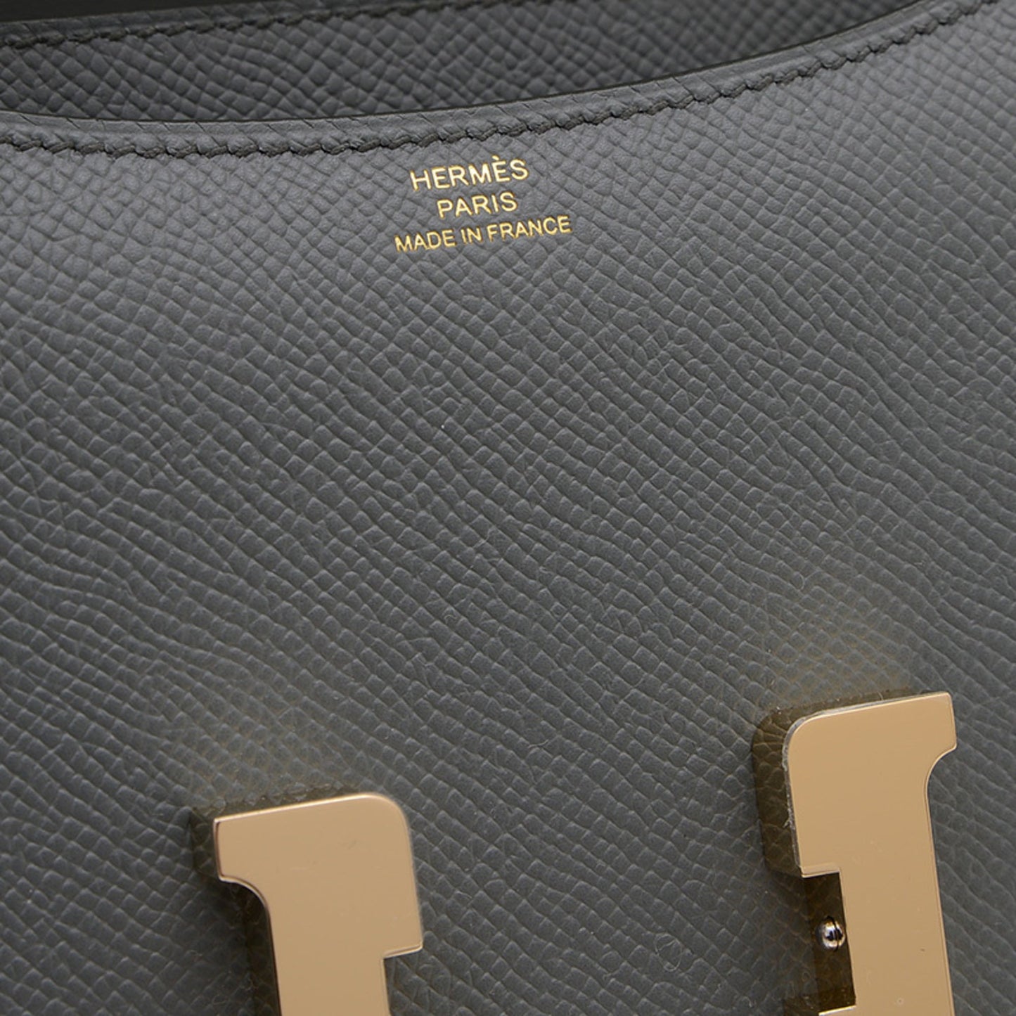 Hermes Constance Champagne Epsom Shoulder Bag Leather Gold