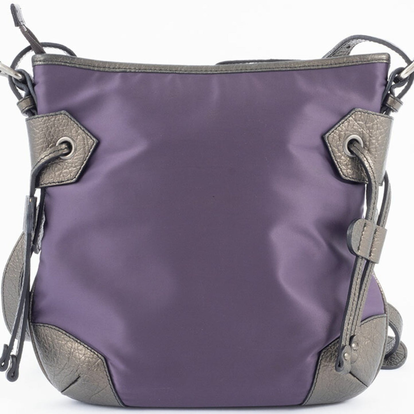Burberry Shoulder Bag Nylon Purple