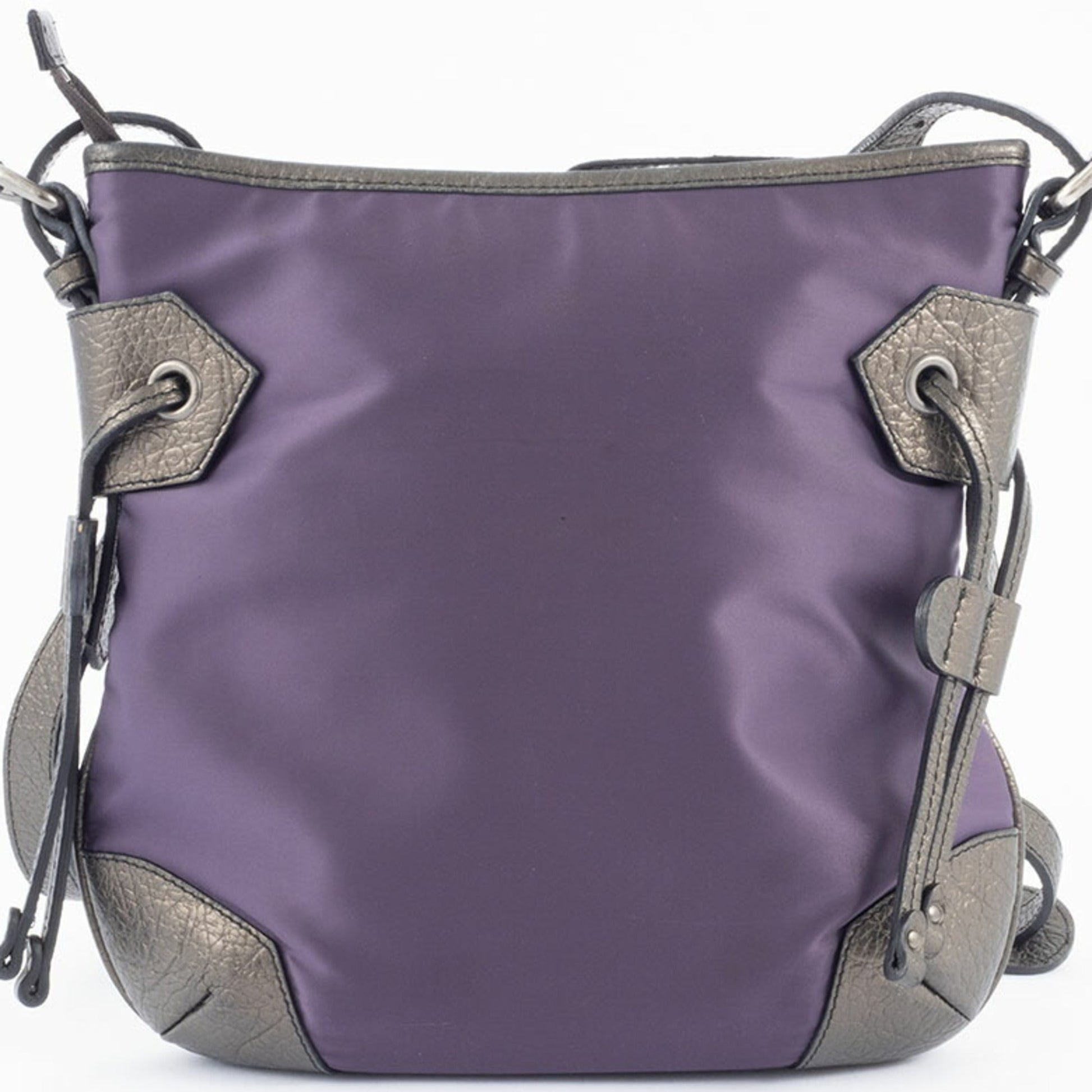 Burberry Shoulder Bag Nylon Purple