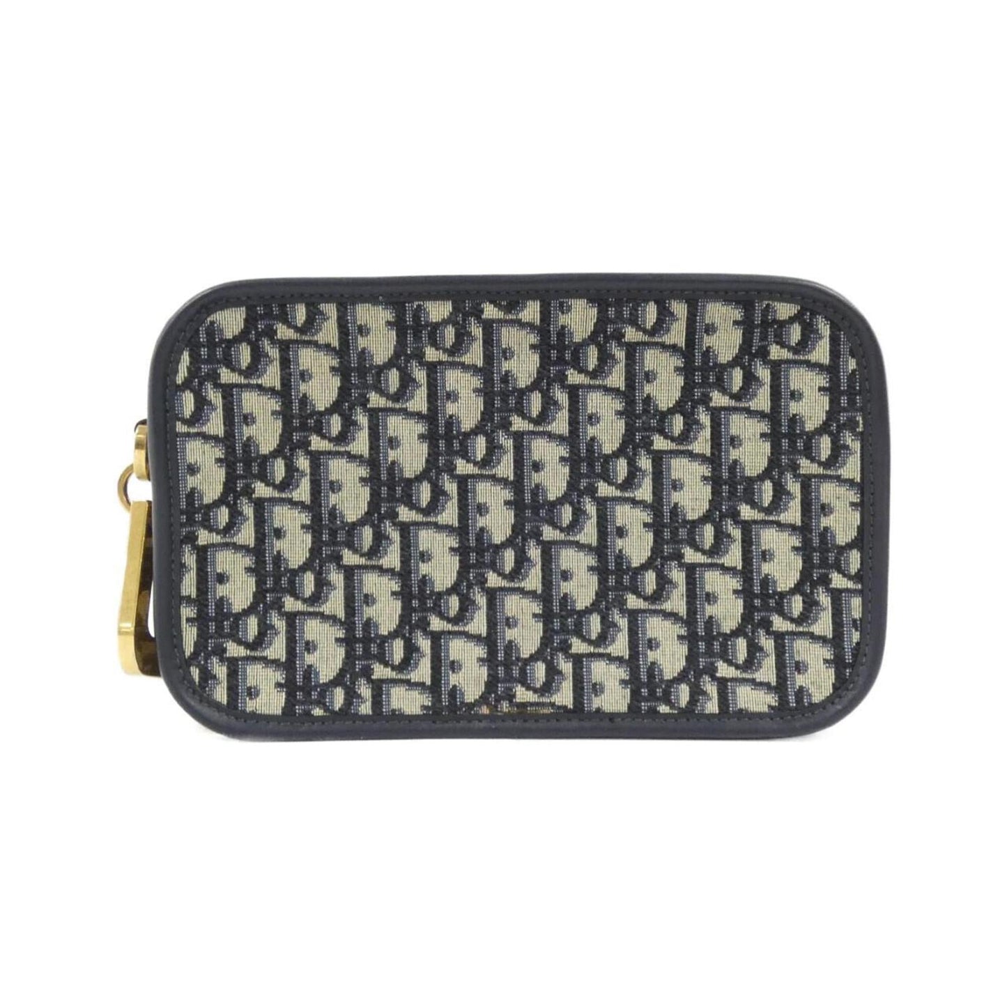 Dior Handbag Christian 3 Canvas Blue