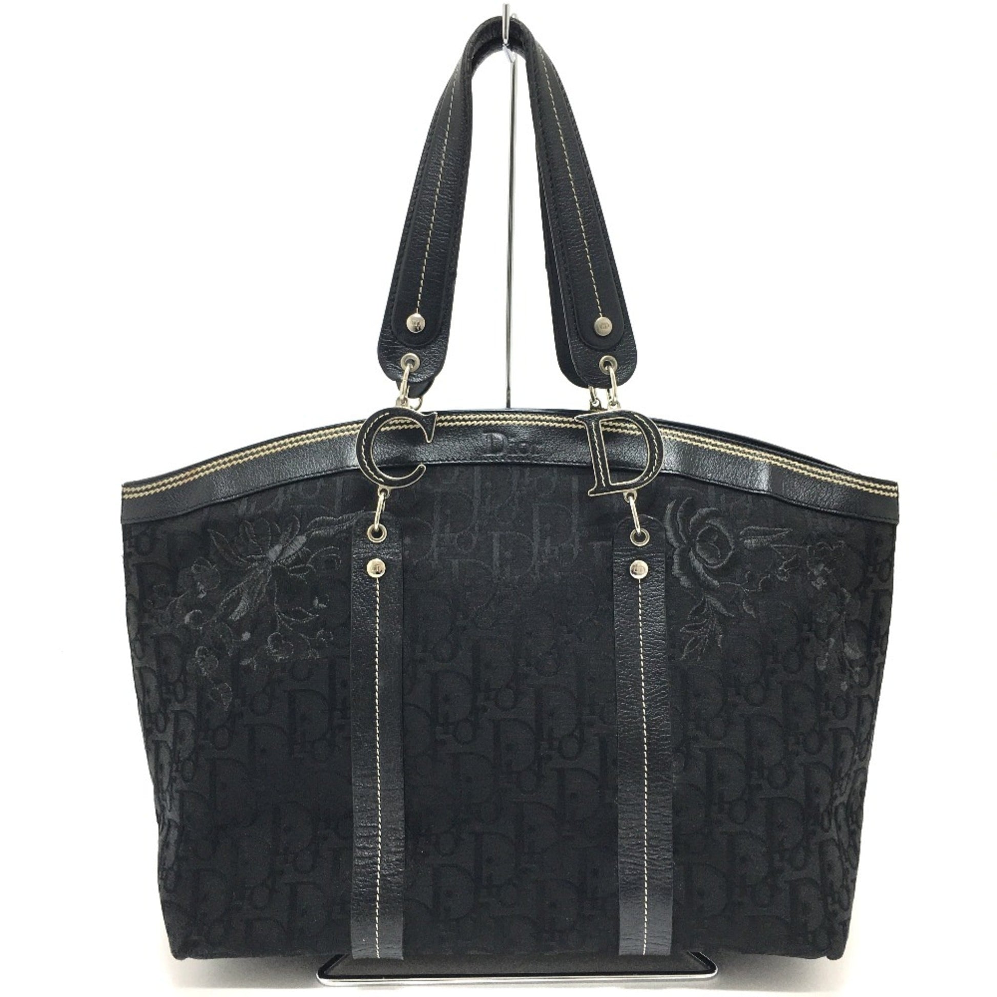 Dior Handbag Christian Other Tote Bag Black