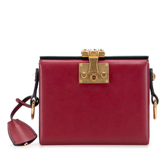 Dior Handbag Christian Color Shoulder Bag 3 Leather Red