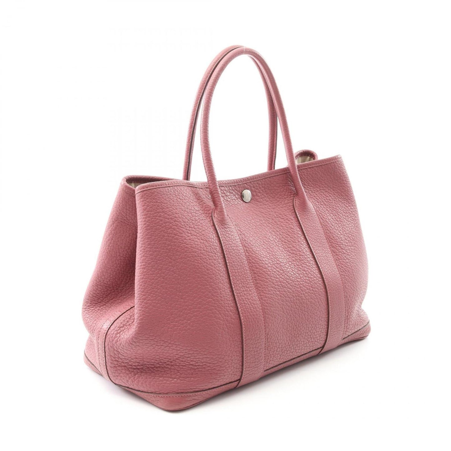 Hermes Negonda Tote Bag Leather Pink