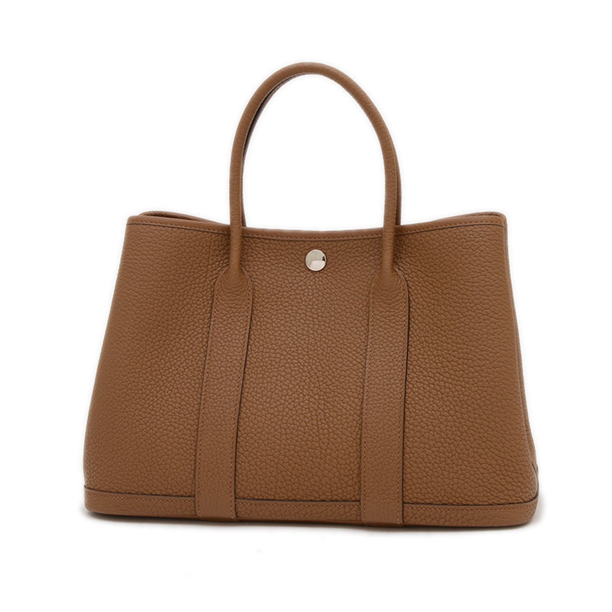 Hermes Garden Alezan Negonda Tote Bag Leather