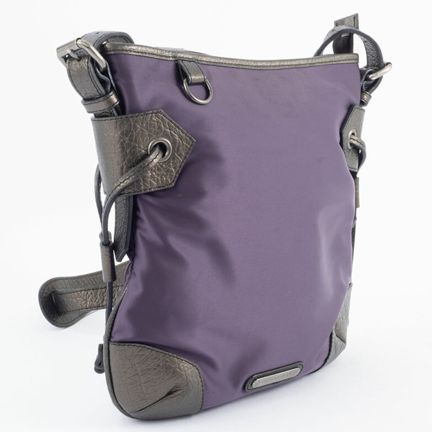 Burberry Shoulder Bag Nylon Purple
