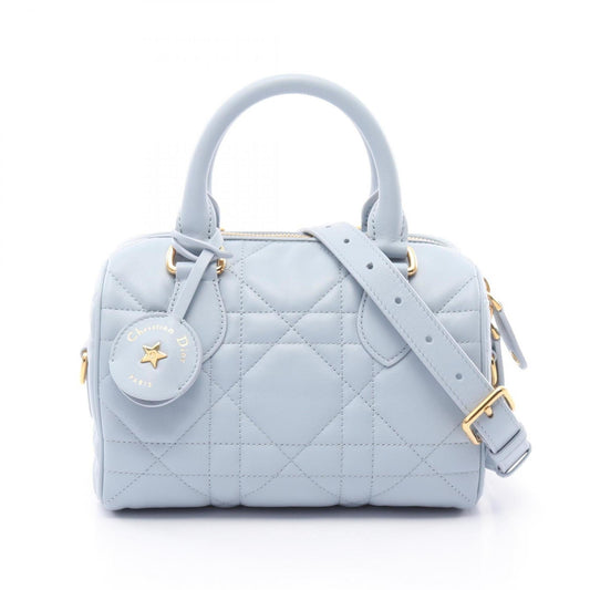 Dior Handbag Christian Leather Blue