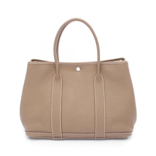 Hermes Negonda Tote Bag Leather Brown Leather Tote Bag