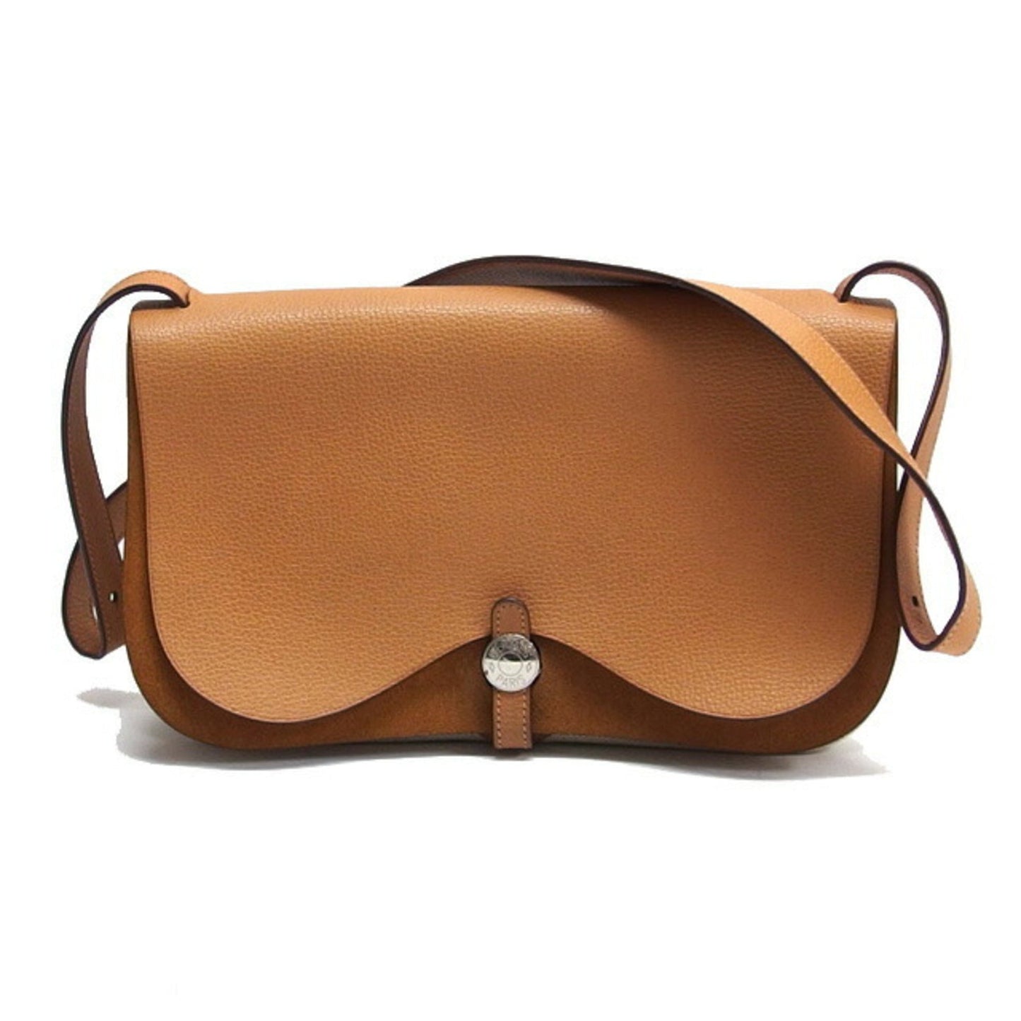 Hermes Colorado Light Natural Toile Clutch Bag Shoulder Bag Beige