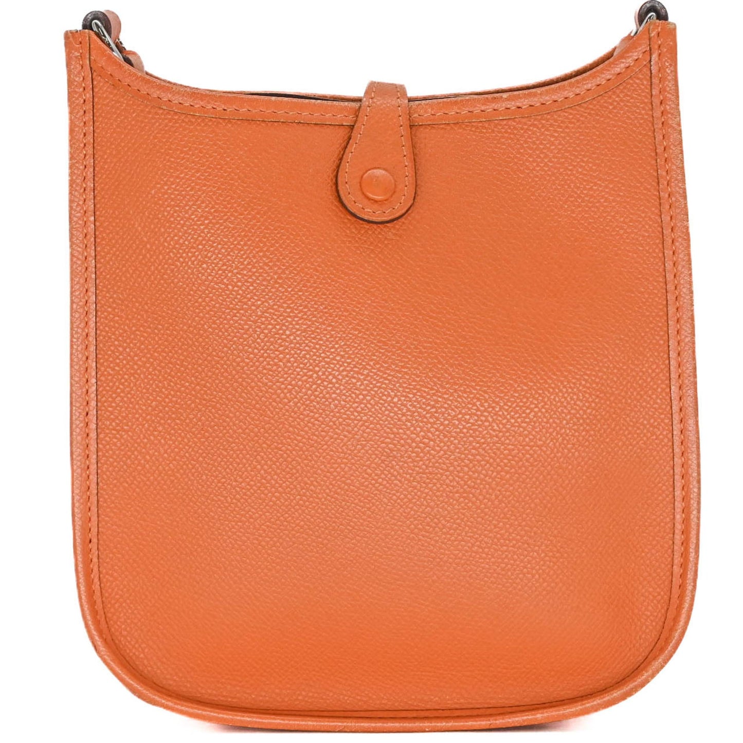 Hermes Epsom Shoulder Bag Leather Orange
