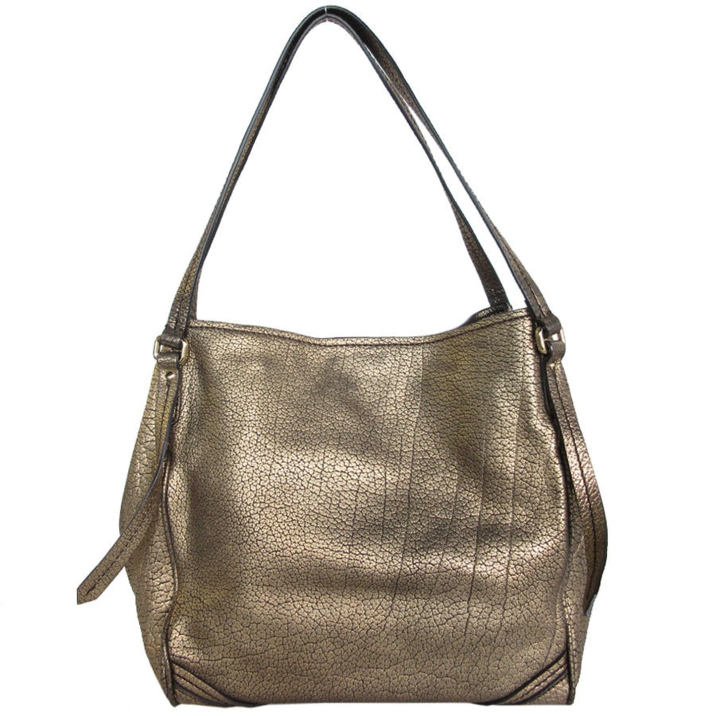 Burberry Shoulder Bag Leather Gold