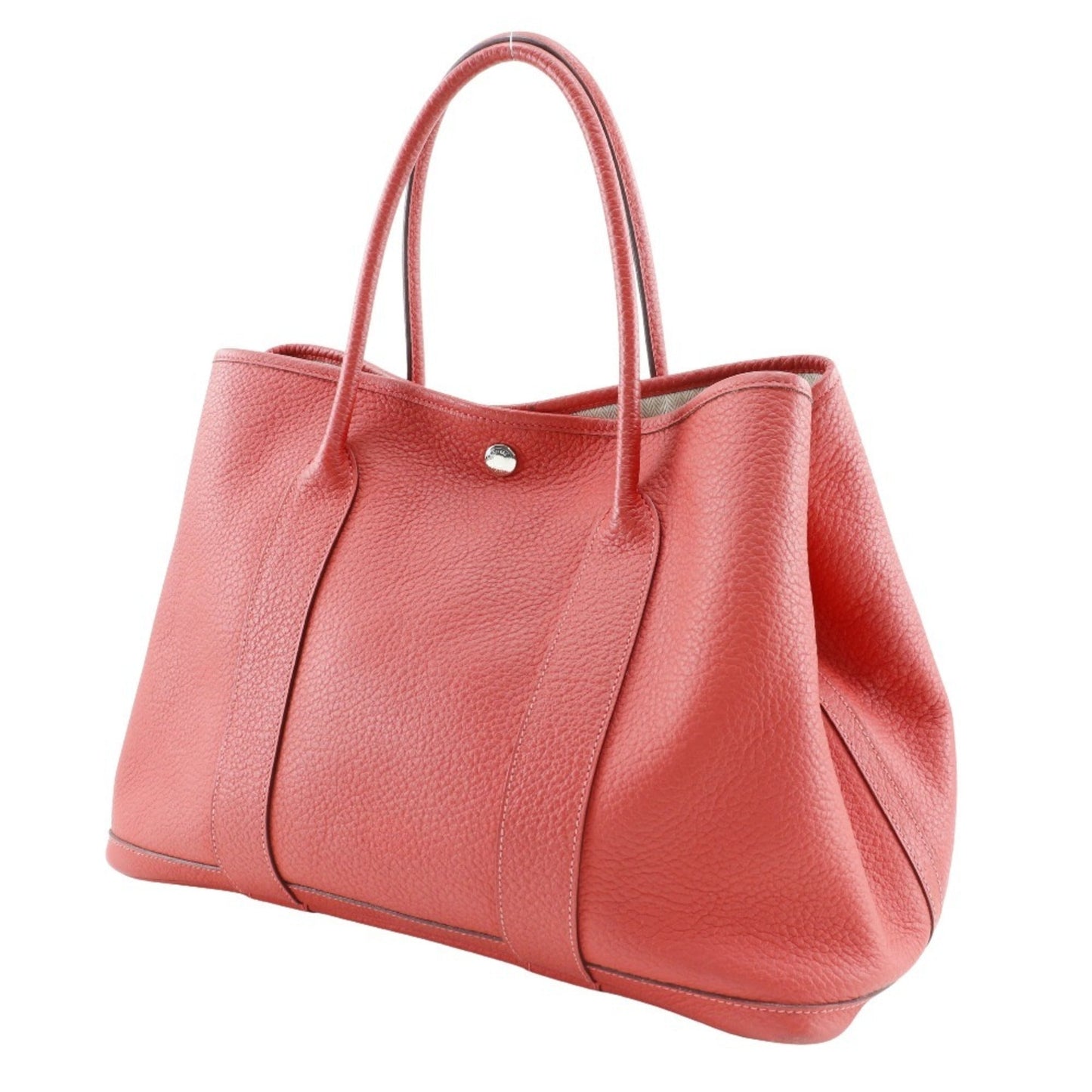 Hermes Color Negonda Tote Bag Leather Red Leather Tote Bag