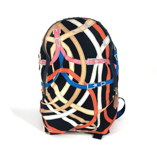 Hermes Multi Color Silk Backpack