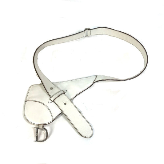 Dior Handbag Christian Other Leather White