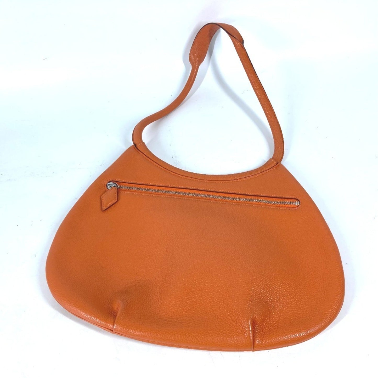 Hermes Shoulder Bag Leather Orange