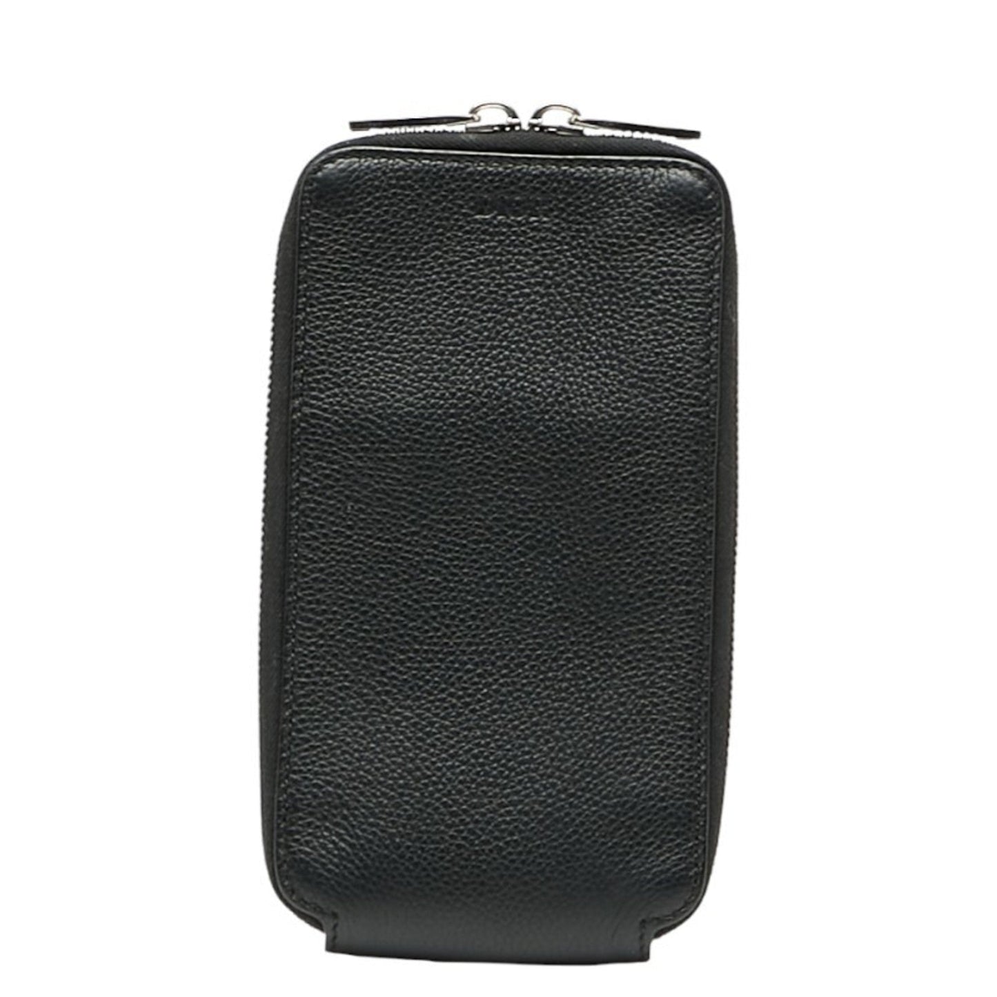 Dior Handbag Christian Pouch Leather Black Satchel Bag