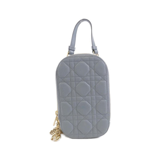 Dior Handbag Christian Pouch Leather Satchel Bag