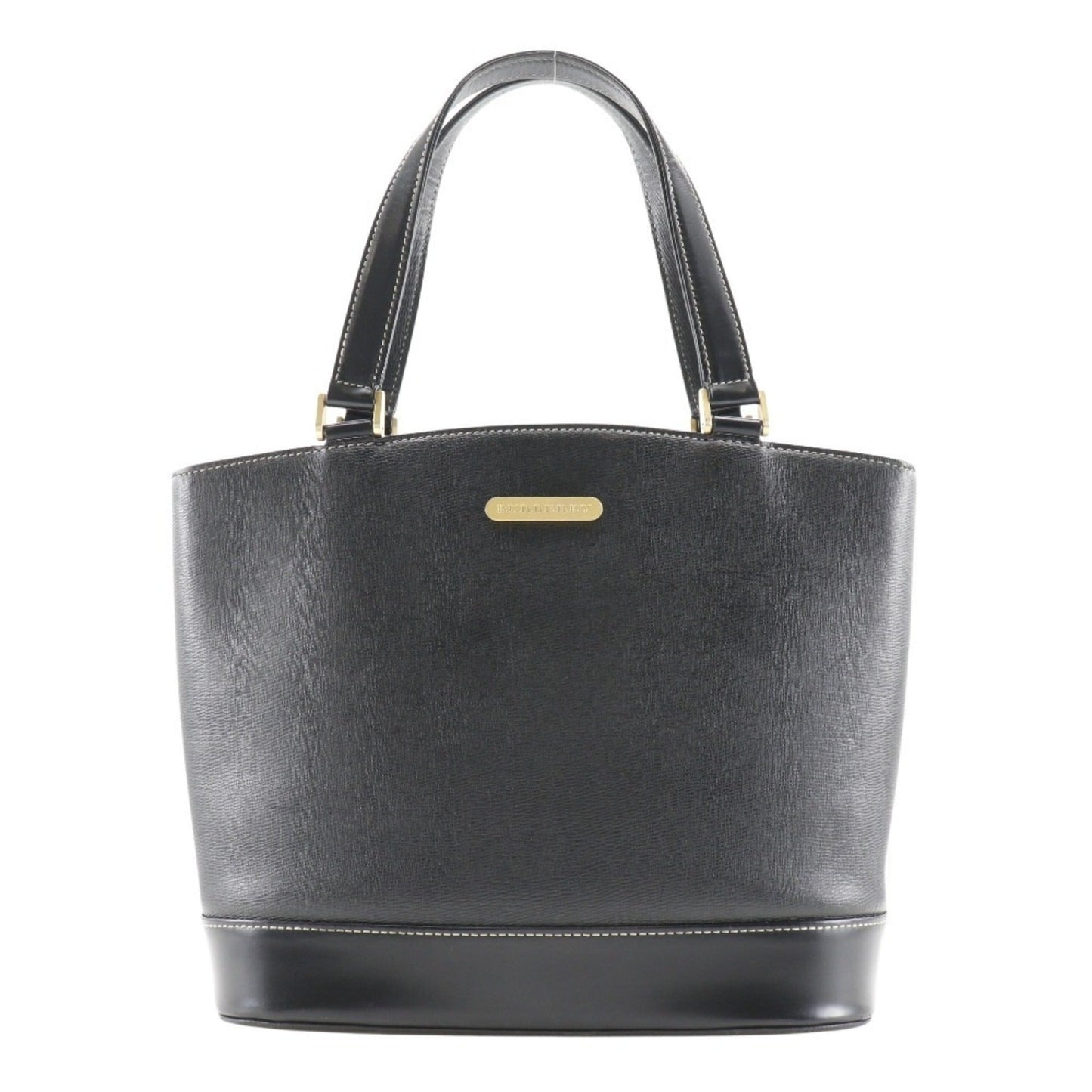 Burberry Handbag Tote Bag Leather Black Tote Bag 4