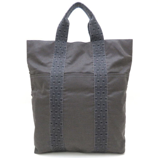 Hermes Tote Bag Canvas Nylon Gray Tote Bag 2