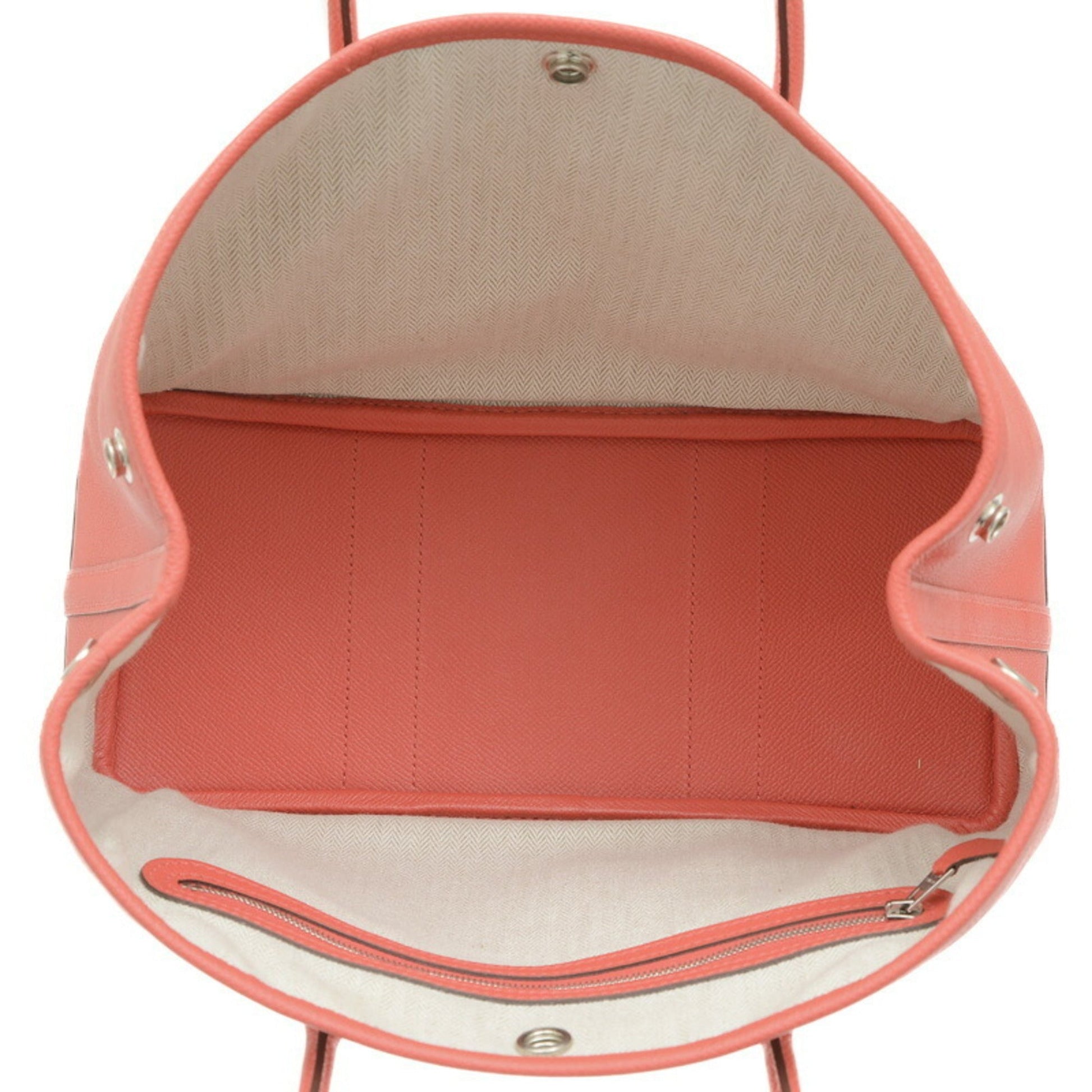 Hermes Rose Jaipur Epsom Handbag Tote Bag Leather