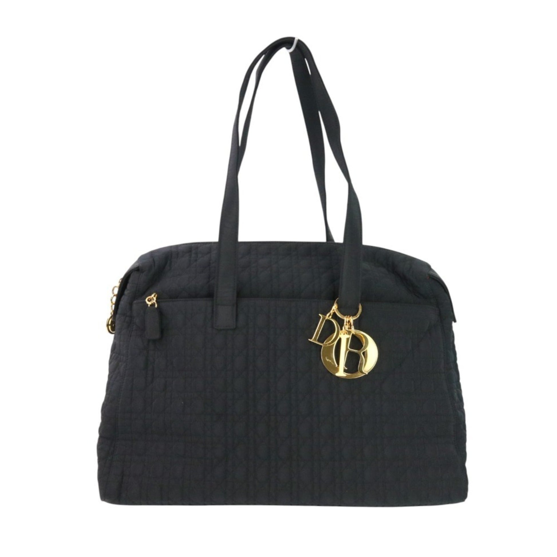 Dior Handbag Christian Boston Bag Tote Bag Black