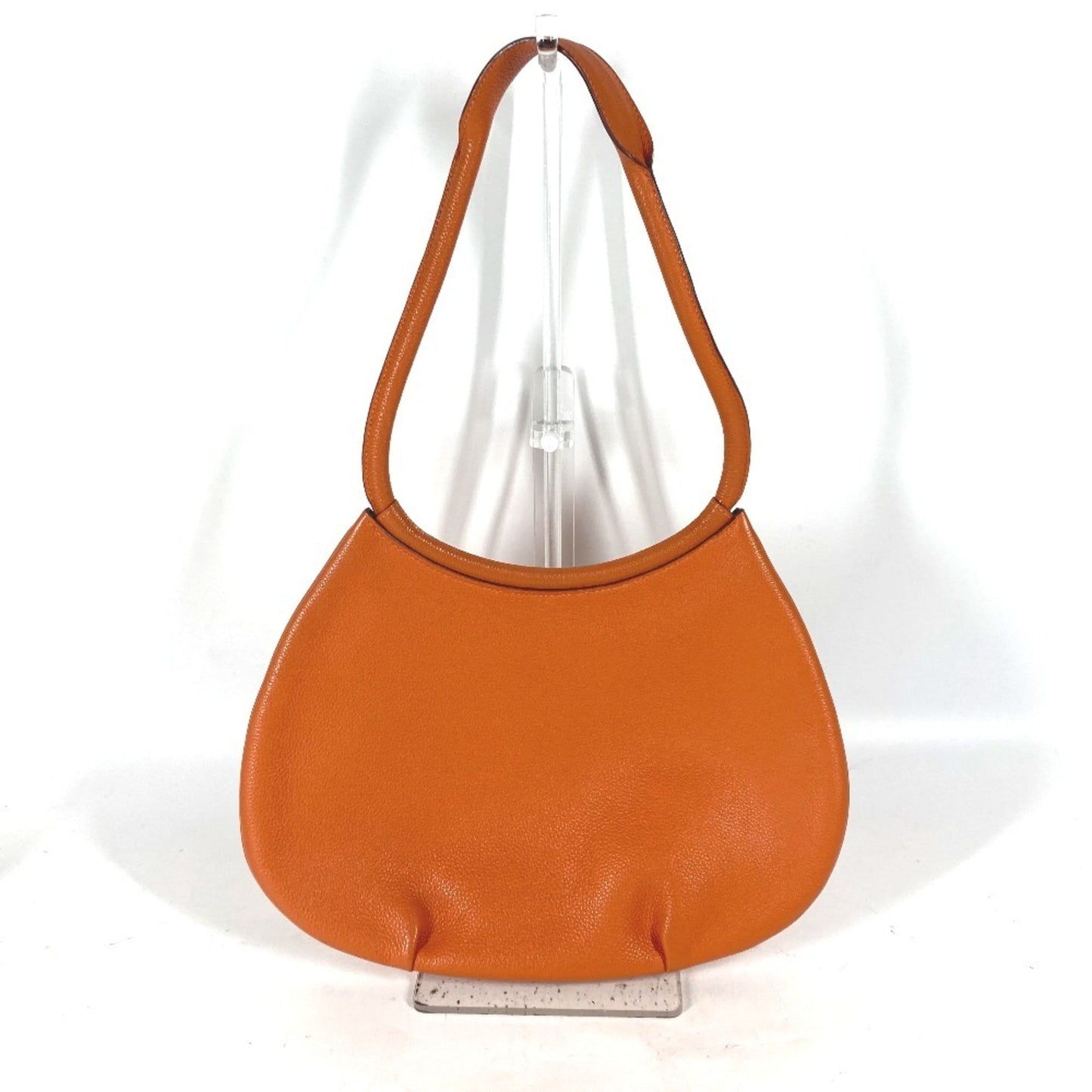 Hermes Shoulder Bag Leather Orange