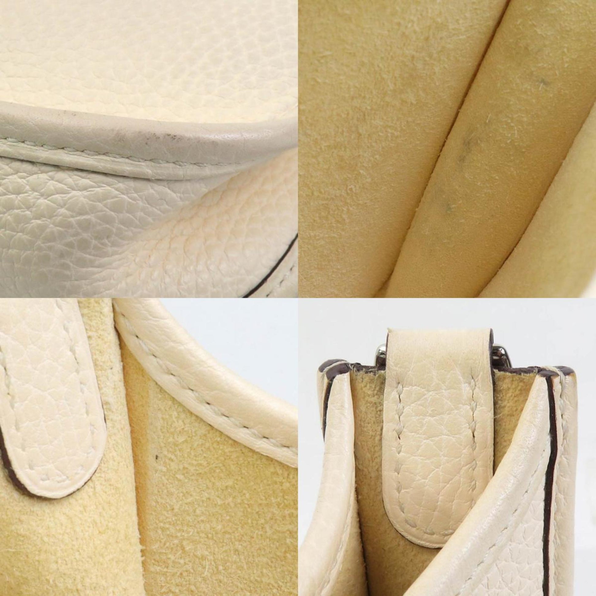 Hermes Taurillon Clemence Shoulder Bag Leather Leather Shoulder Bag