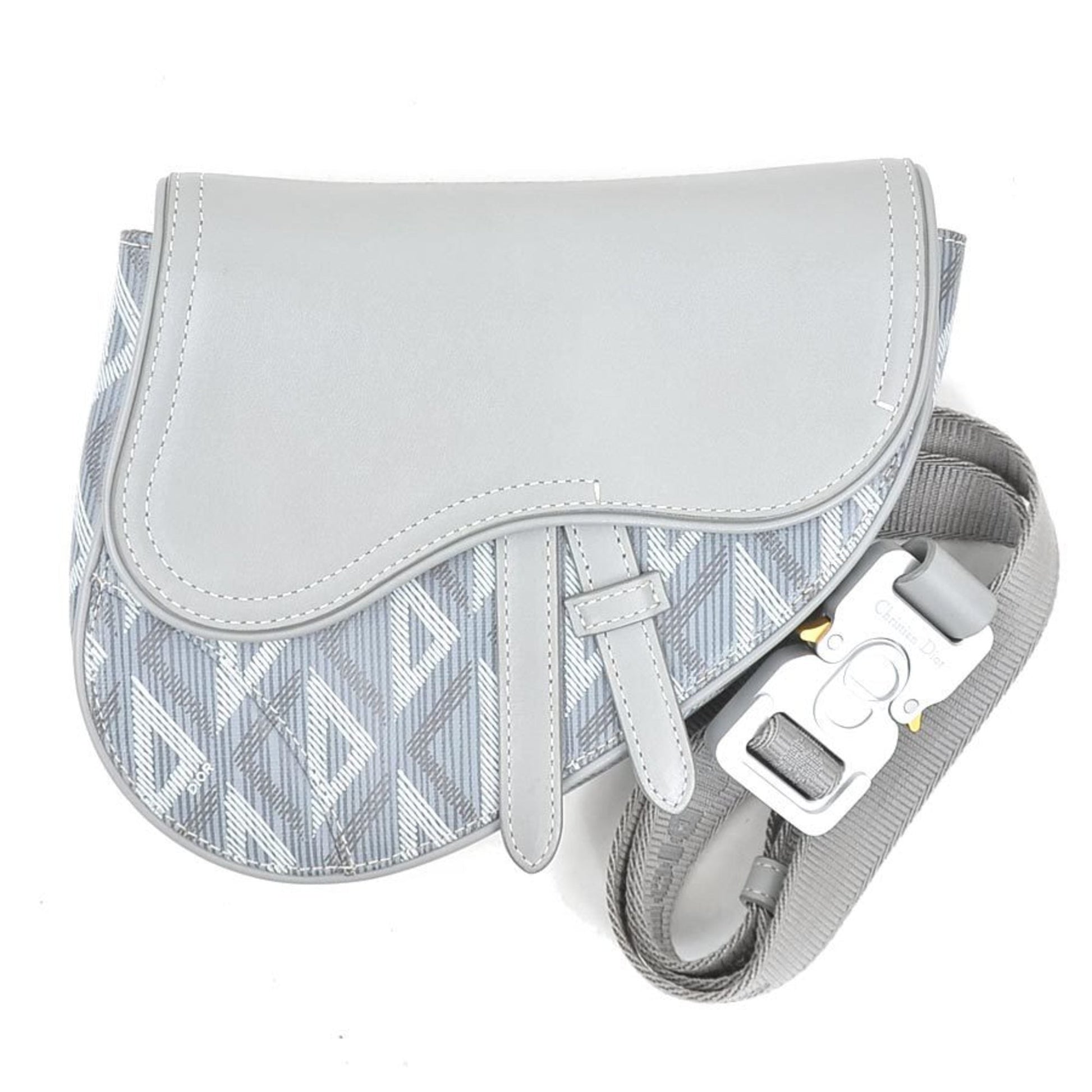 Dior Sling Bag Christian Leather Gray