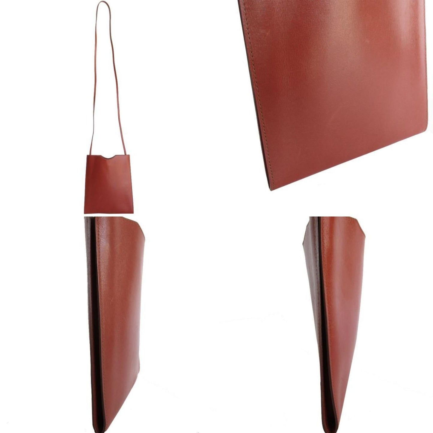 Hermes Shoulder Bag Leather Brown Shoulder Bag 2