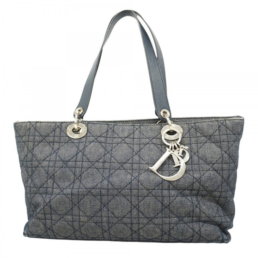Dior Handbag Christian Denim Blue Navy