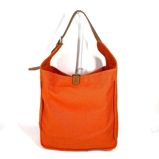Hermes Marwari Shoulder Bag Canvas Orange