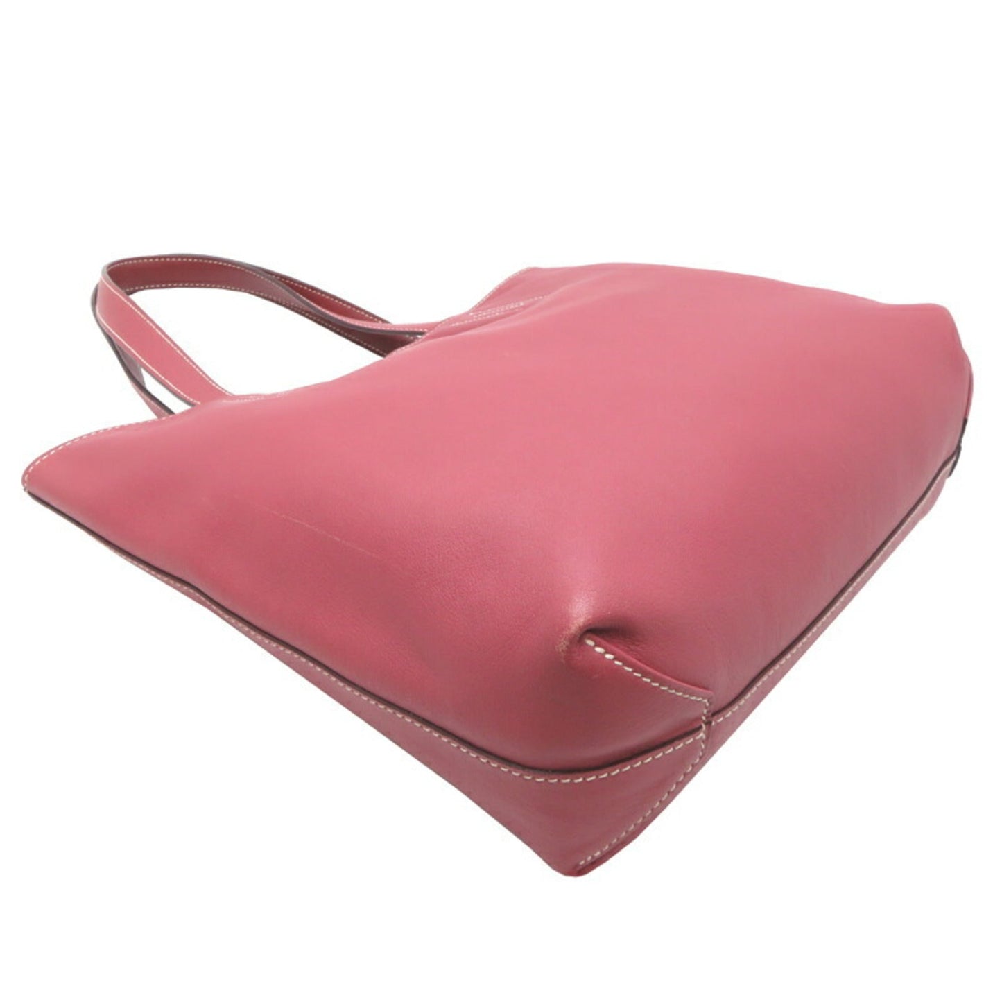 Hermes Color Swift Tote Bag Leather Red Pink