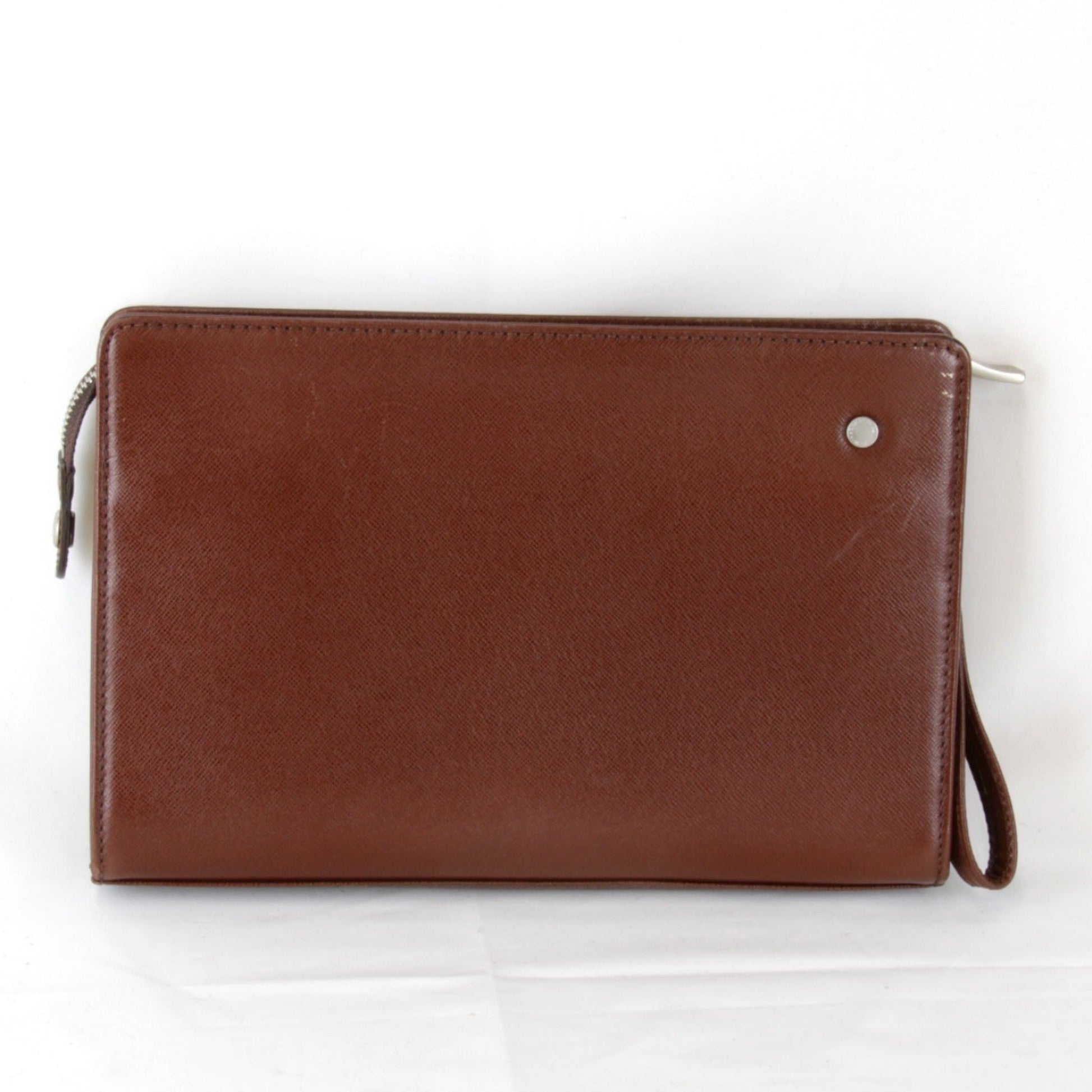 Burberry Clutch Bag Leather Brown Clutch Bag 3