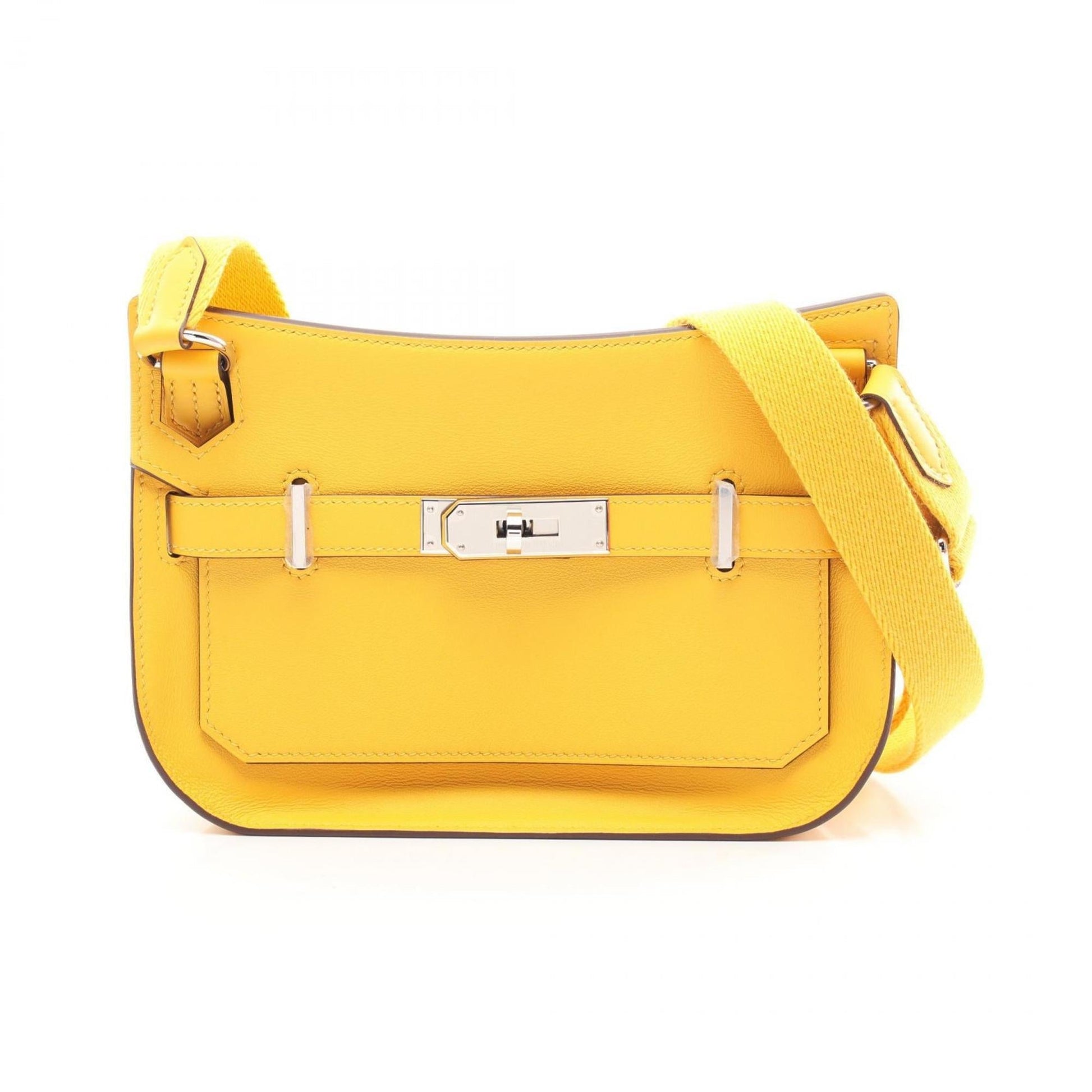 Hermes Swift Shoulder Bag Leather Yellow