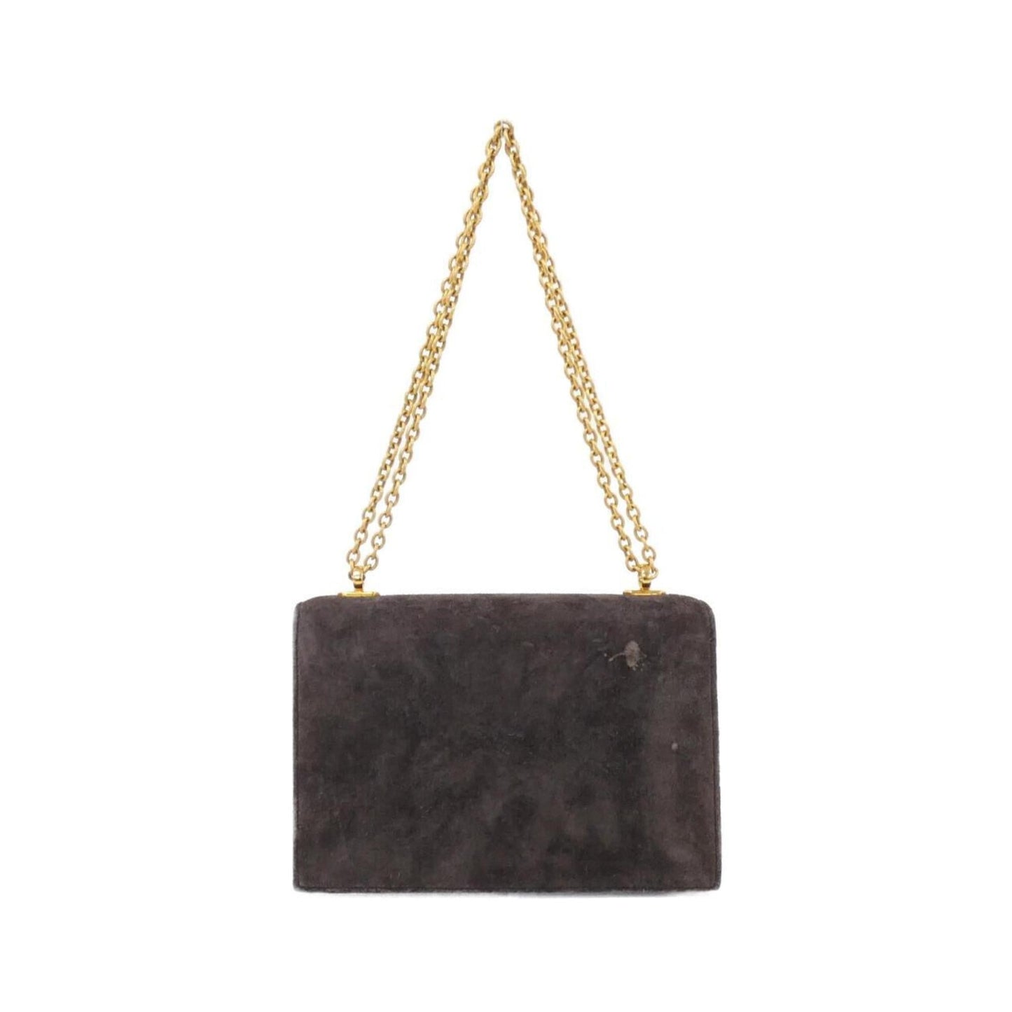 Hermes Shoulder Bag Suede Brown