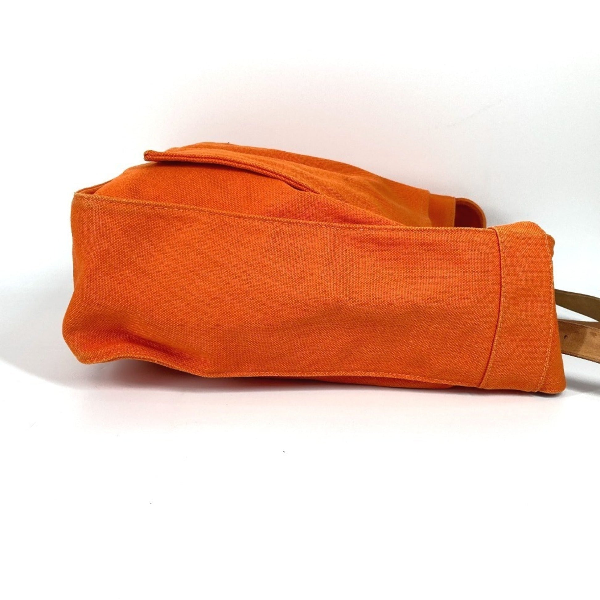 Hermes Marwari Shoulder Bag Canvas Orange
