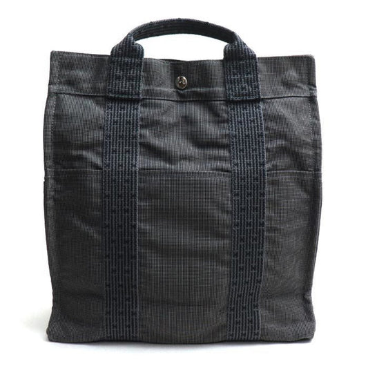Hermes Backpack Canvas Gray Canvas Backpack 1