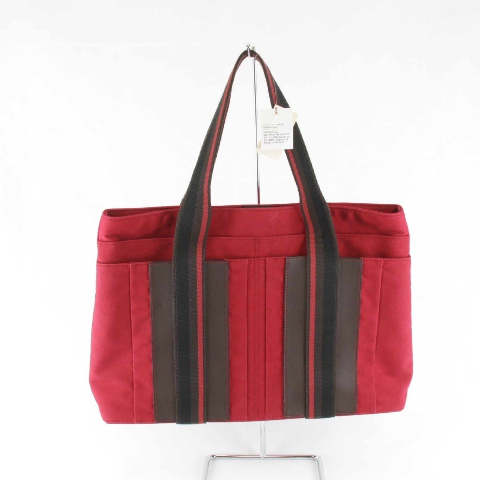 Hermes Tote Bag Leather Canvas