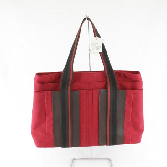 Hermes Tote Bag Leather Canvas