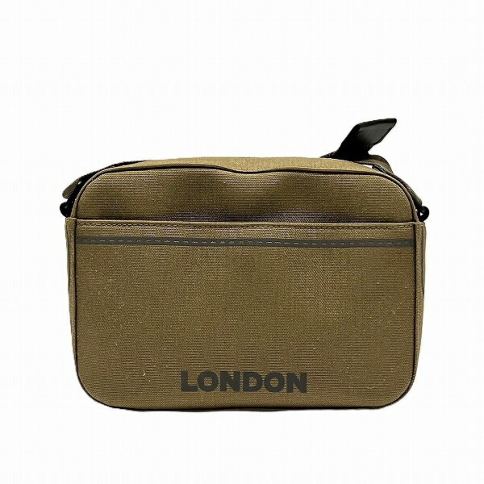 Burberry Khaki Shoulder Bag Sling Bag Canvas