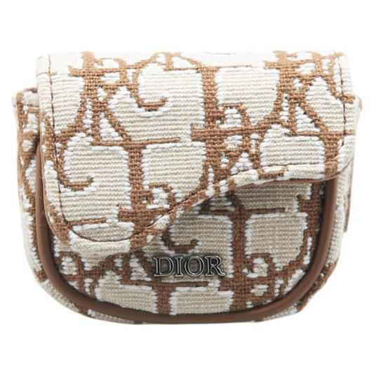 Dior Handbag Christian Fanny Pack Canvas Brown Beige Belt