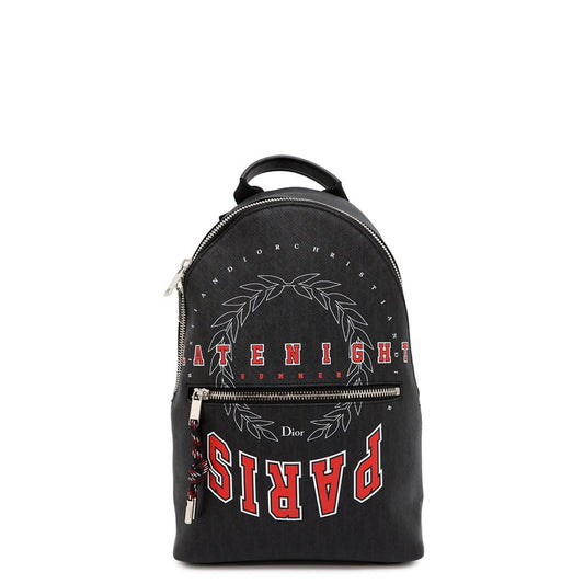 Dior Handbag Christian Backpack 3 Leather Black