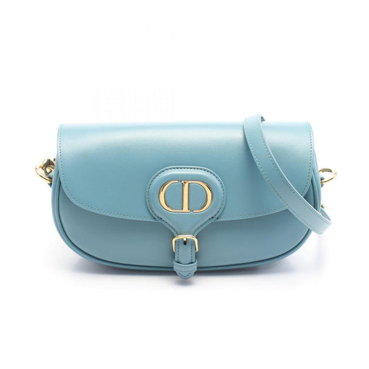 Dior Handbag Christian Shoulder Bag 9 Leather Blue