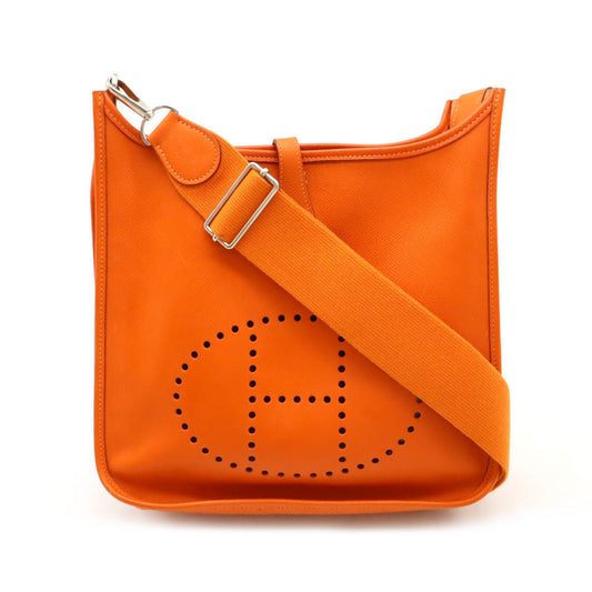 Hermes Evelyne Epsom Shoulder Bag Leather Orange
