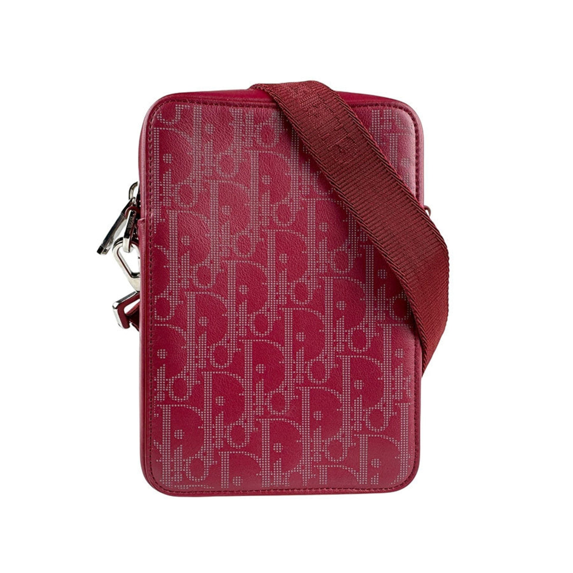 Dior Handbag Christian Color Shoulder Bag 4 Leather Red