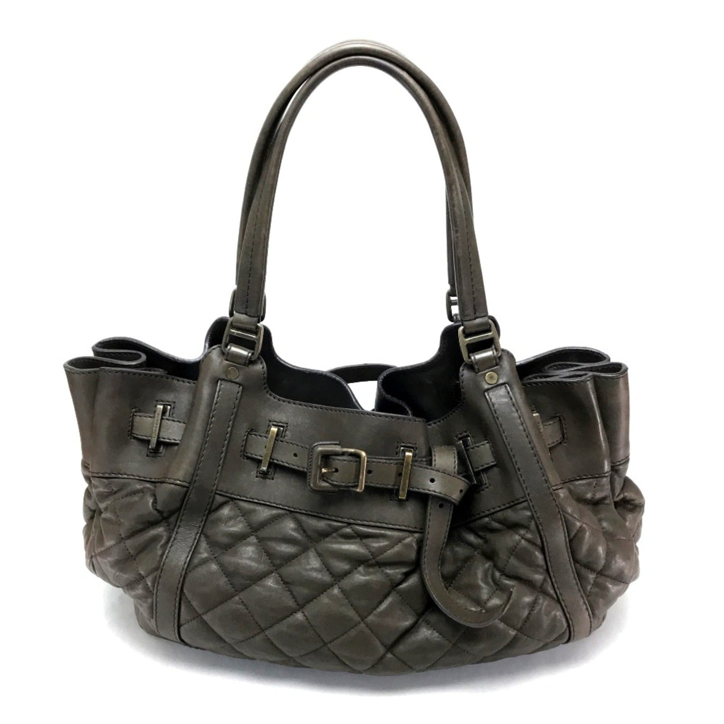 Burberry Tote Bag Leather Brown Tote Bag 7