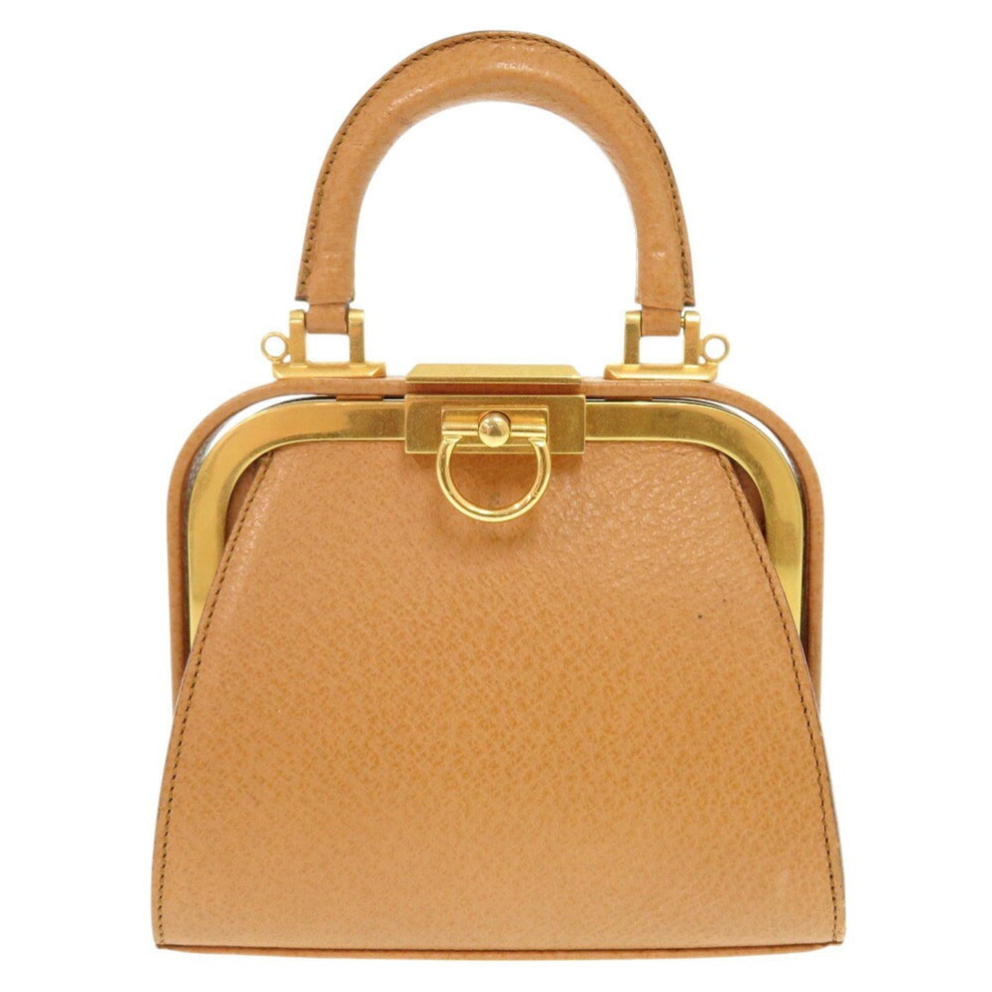 Dior Handbag Christian Leather Brown