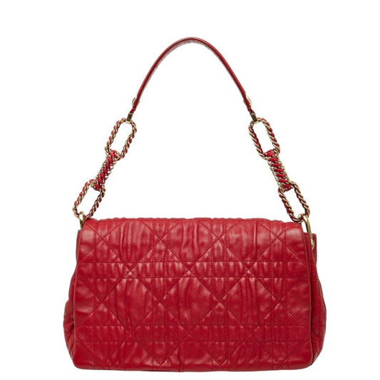 Dior Handbag Christian Color Shoulder Bag 10 Leather Red