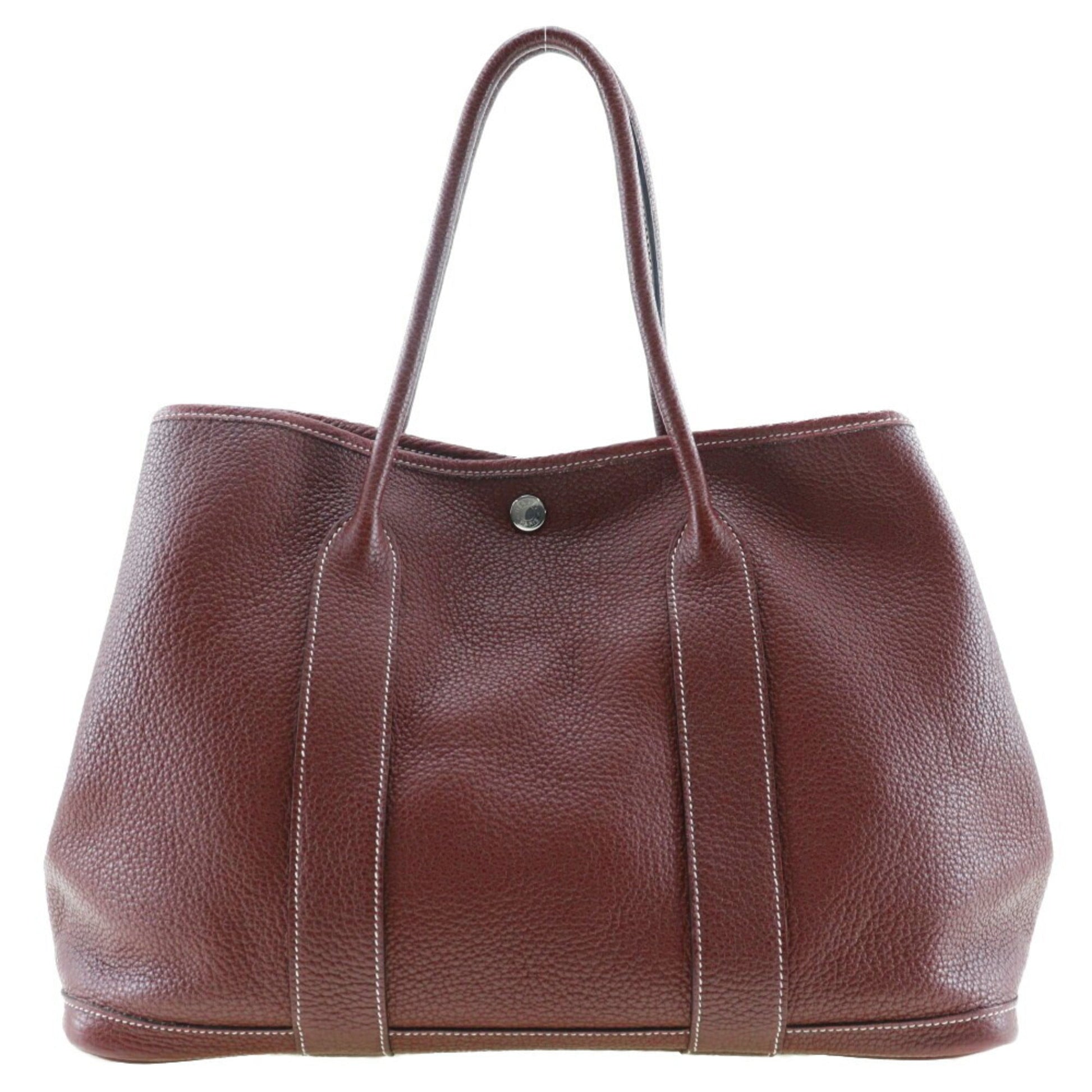 Hermes Color Rouge Negonda Tote Bag Leather Red