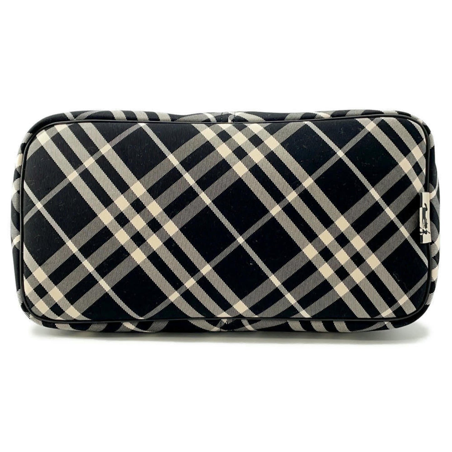 Burberry Ivory Shoulder Bag Tote Bag Canvas Black