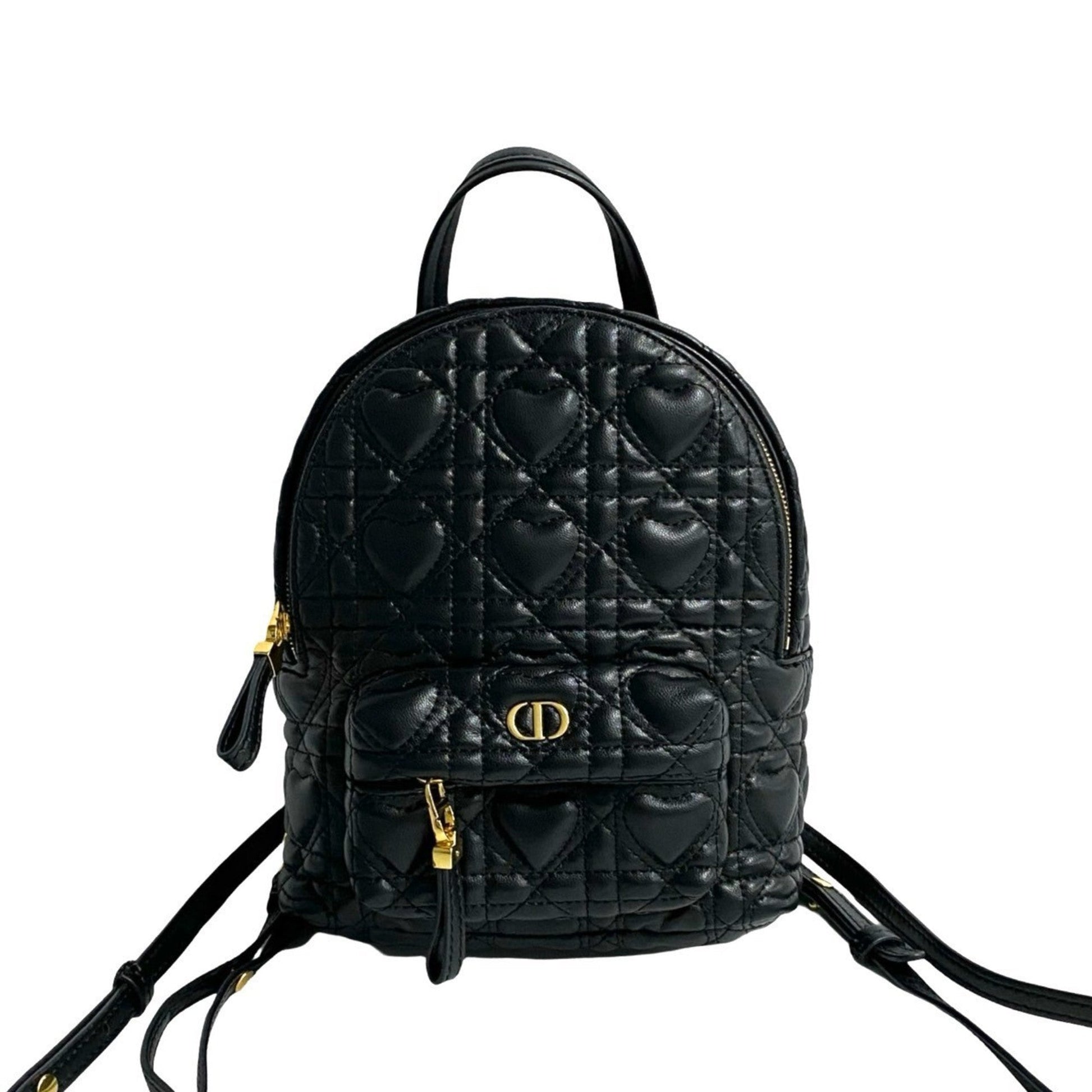Dior Handbag Christian Backpack 7 Leather Black